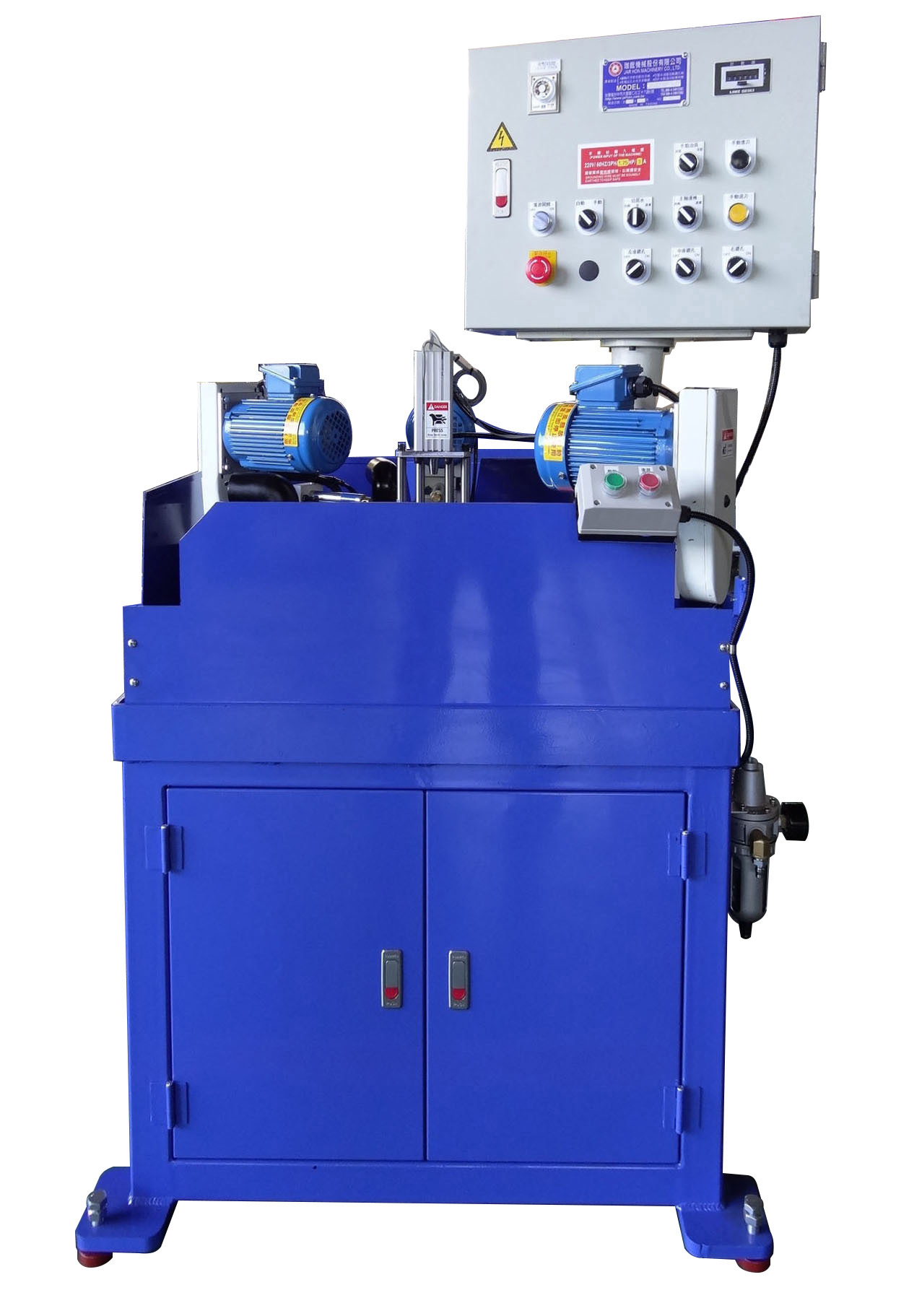 Triple station special purpose machine for drilling