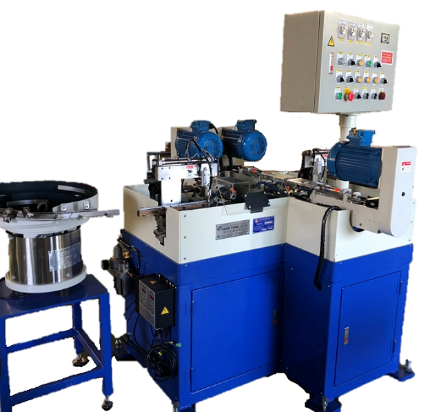 Triple station special purpose machine for drilling